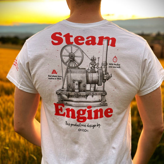 Steam Engine (Unisex T-Shirt)